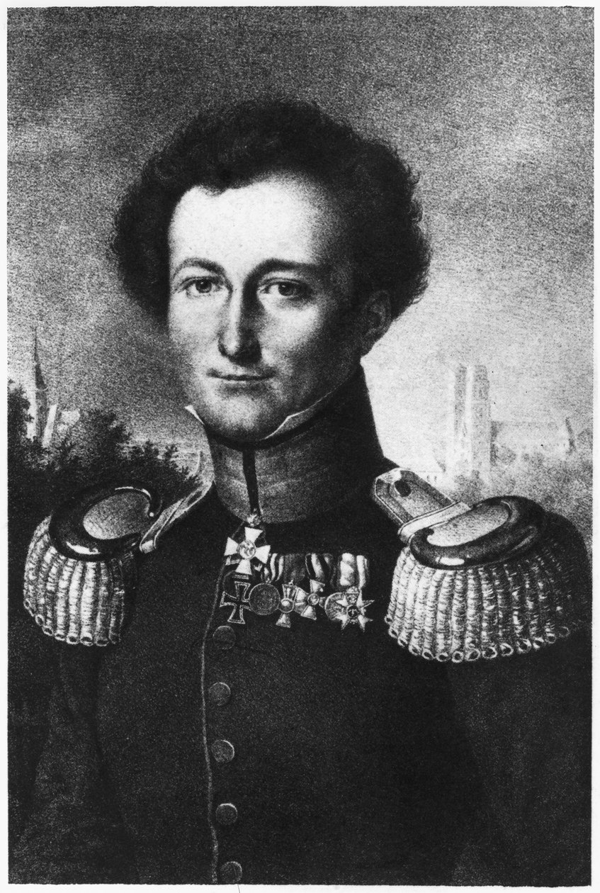 كارل فون كلاوزفيتز (1780-1831) بواسطة المدرسة الألمانية