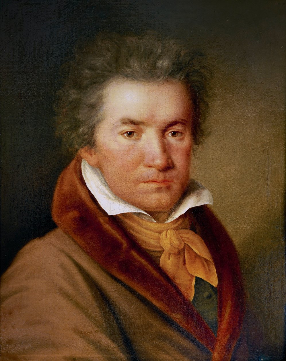 لودفيج فان بيتهوفن (1770-1827) بواسطة المدرسة الألمانية