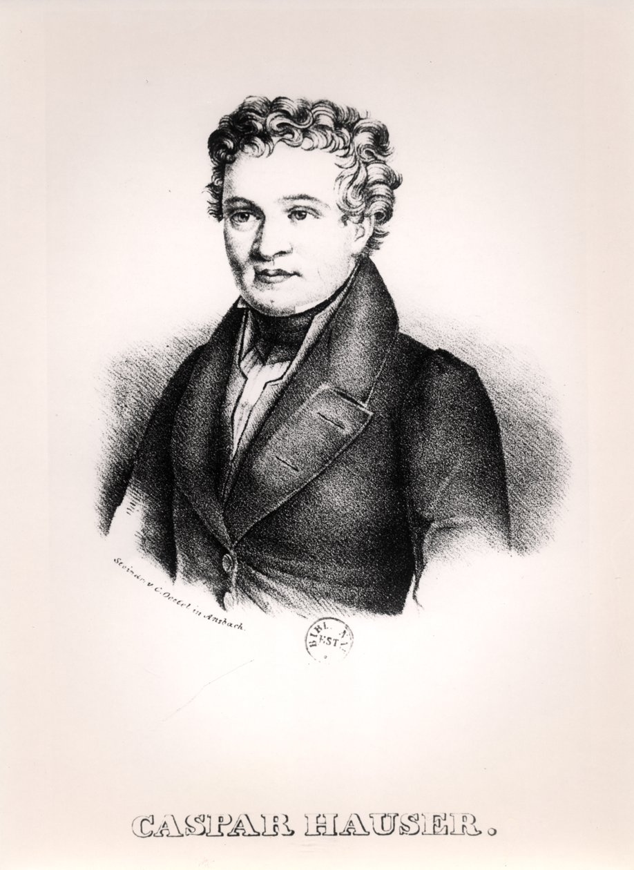 كاسبار هاوزر (1812-1833) بواسطة المدرسة الألمانية