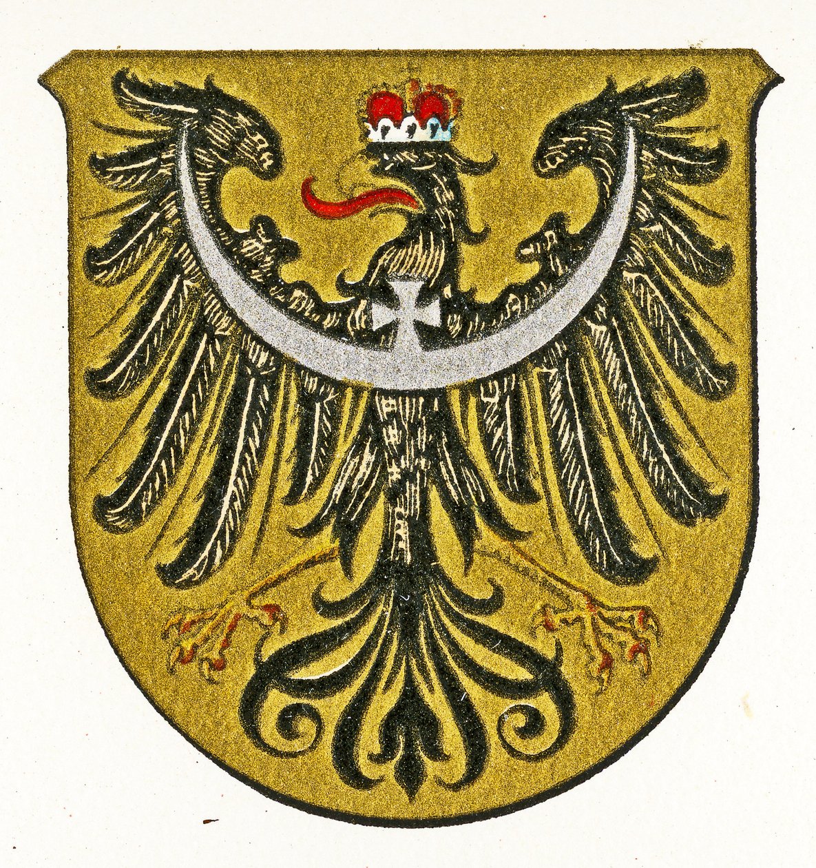 شعار الأسلحة سيليزيا ، c.1898 بواسطة المدرسة الألمانية