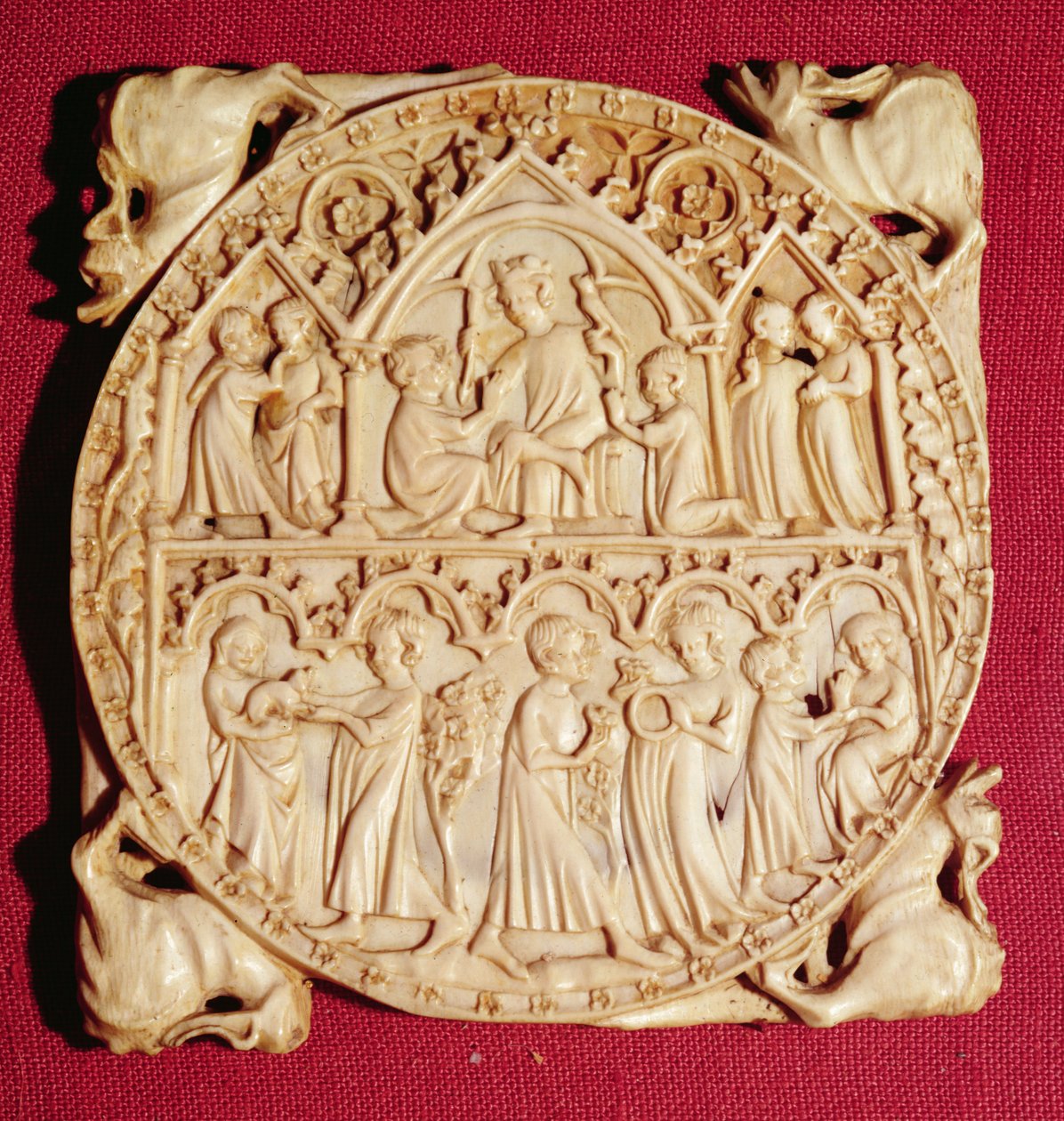 حالة مرآة العاج ، c.1360-70 بواسطة المدرسة الألمانية