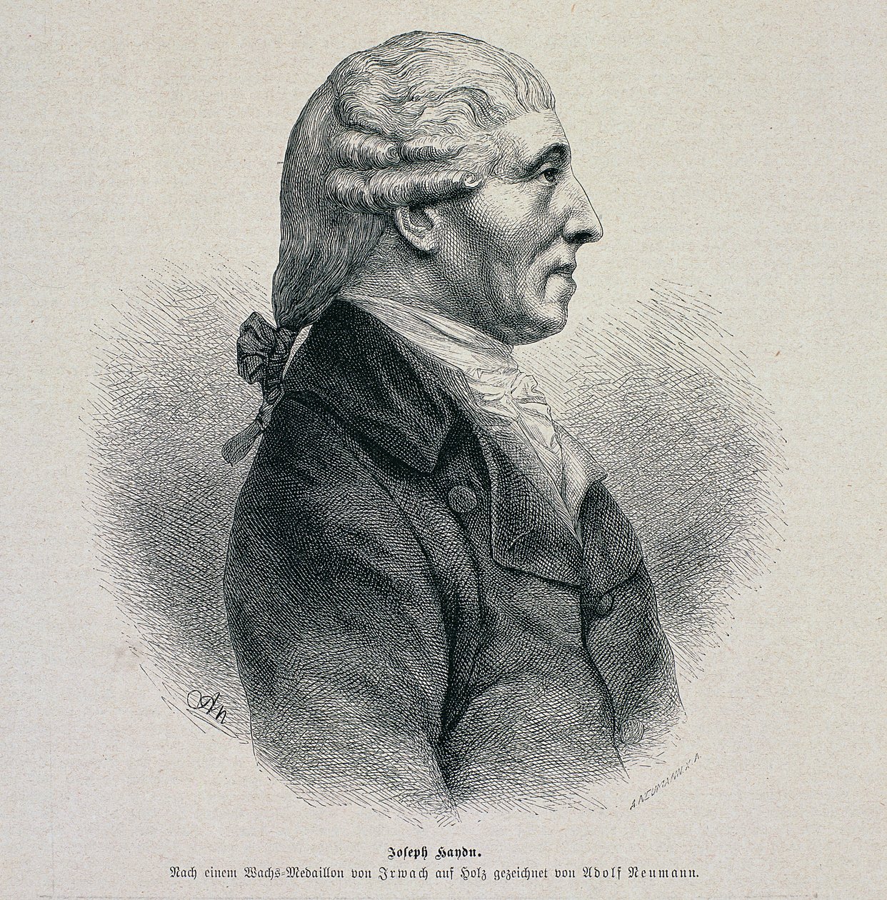 صورة لجوزيف هايدن (1732-1809) بواسطة المدرسة الألمانية