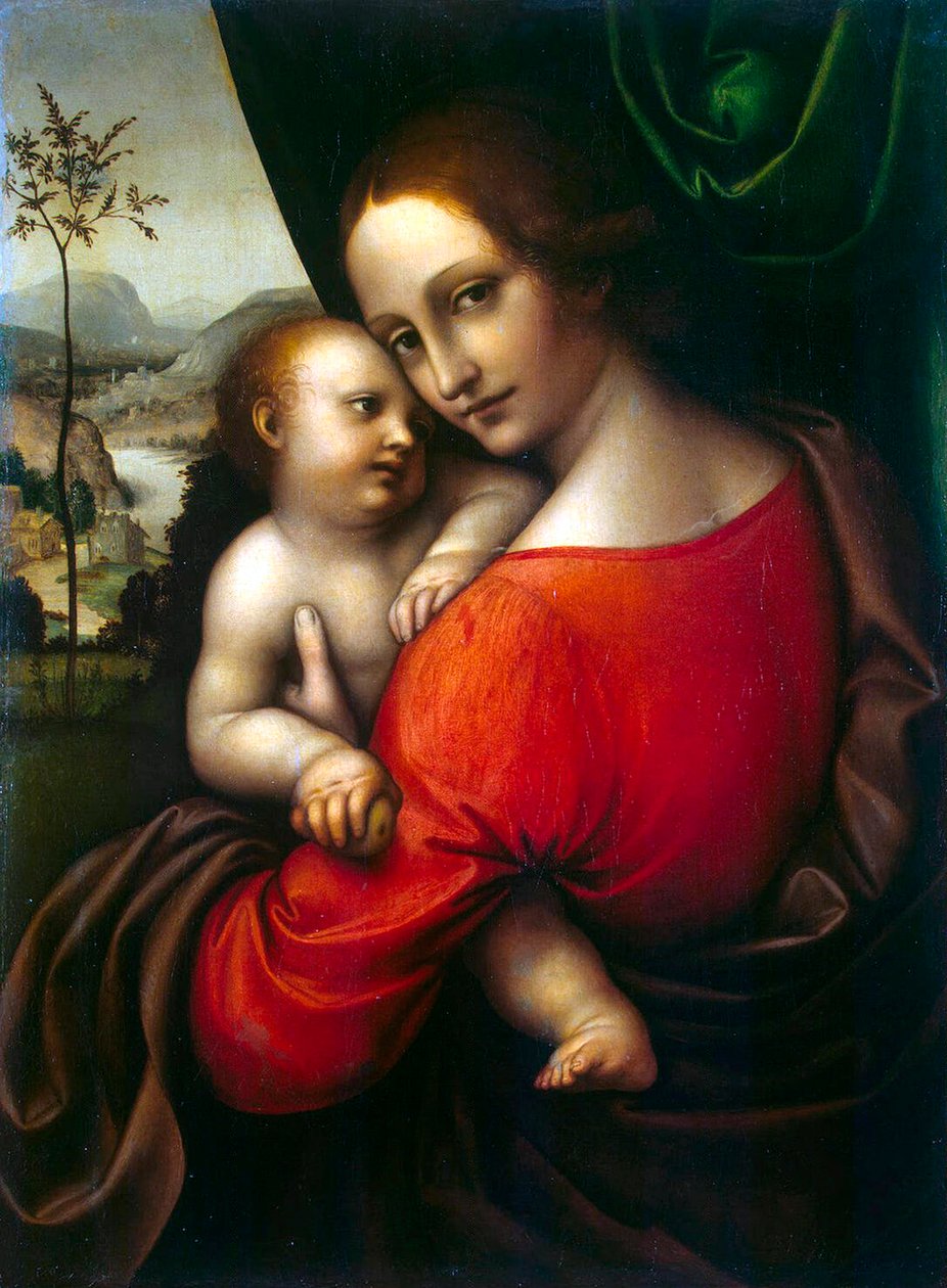 عذراء وطفل ، 1520s. بواسطة Giampietrino