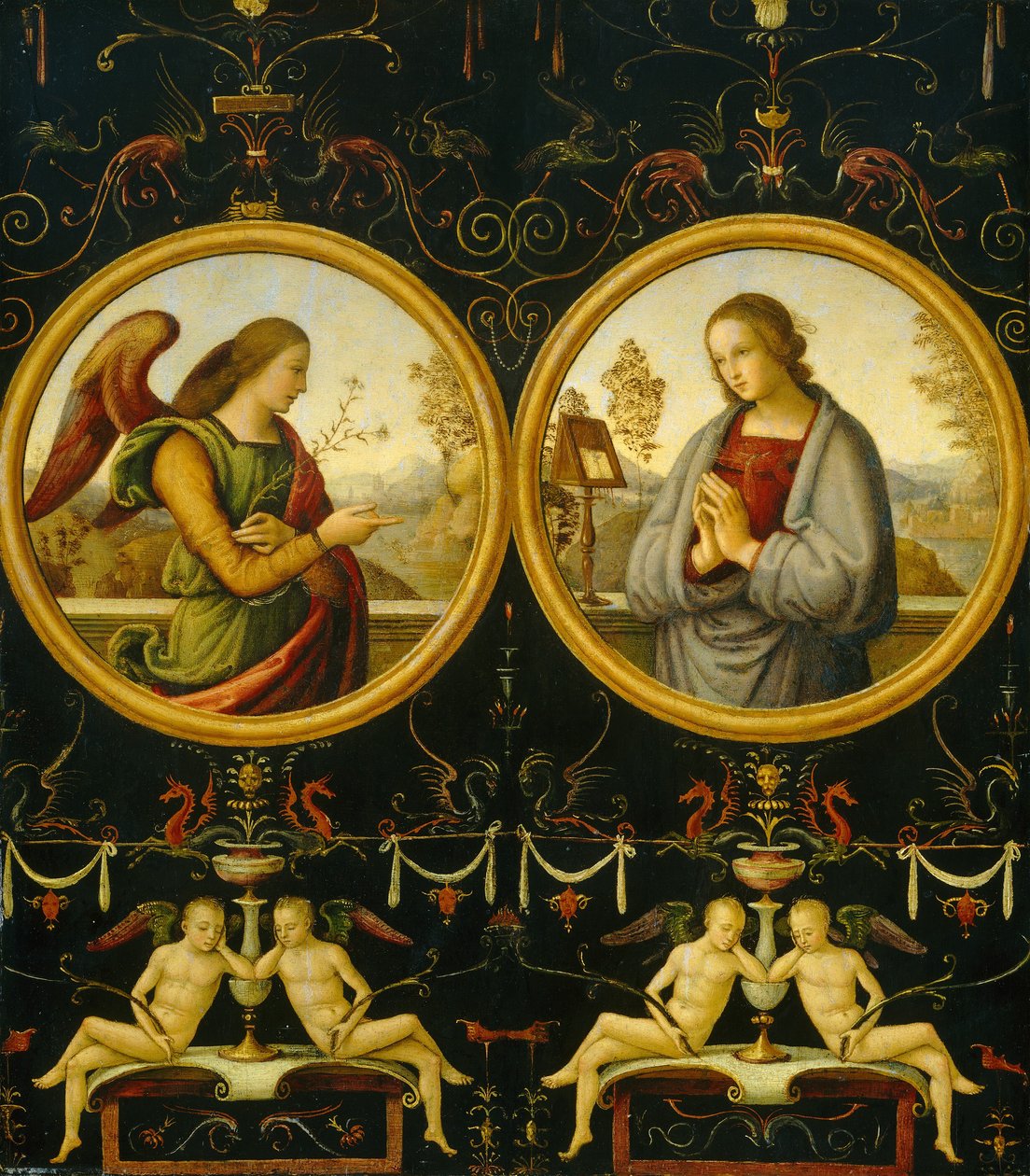 البشارة 15101515. بواسطة Giannicola di Paolo
