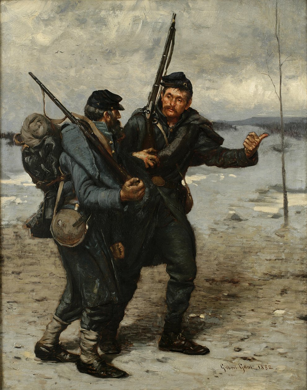 The Stragglers ، 1882 بواسطة جيلبرت الغال