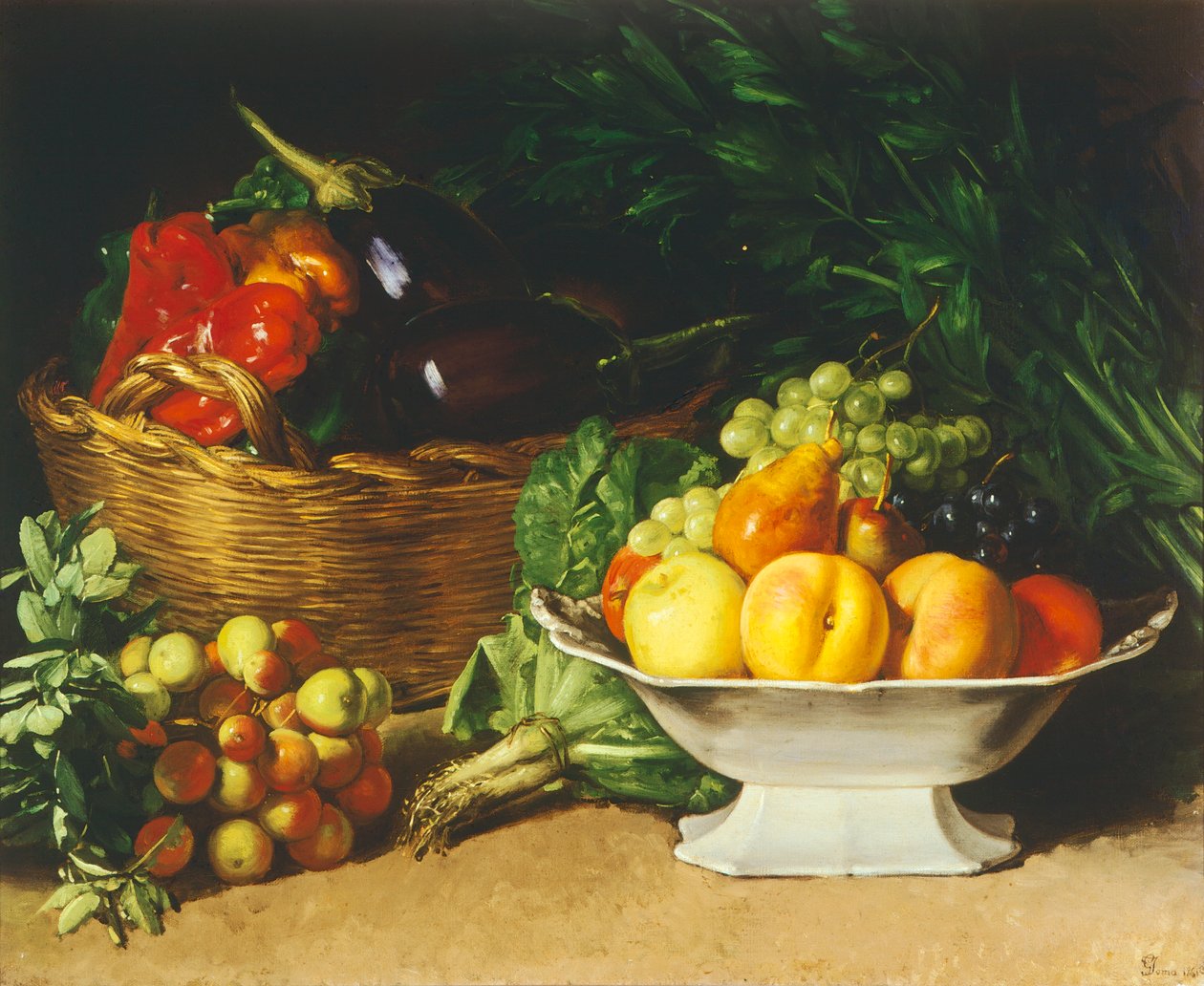 Still life with peppers بواسطة جياشينو توما
