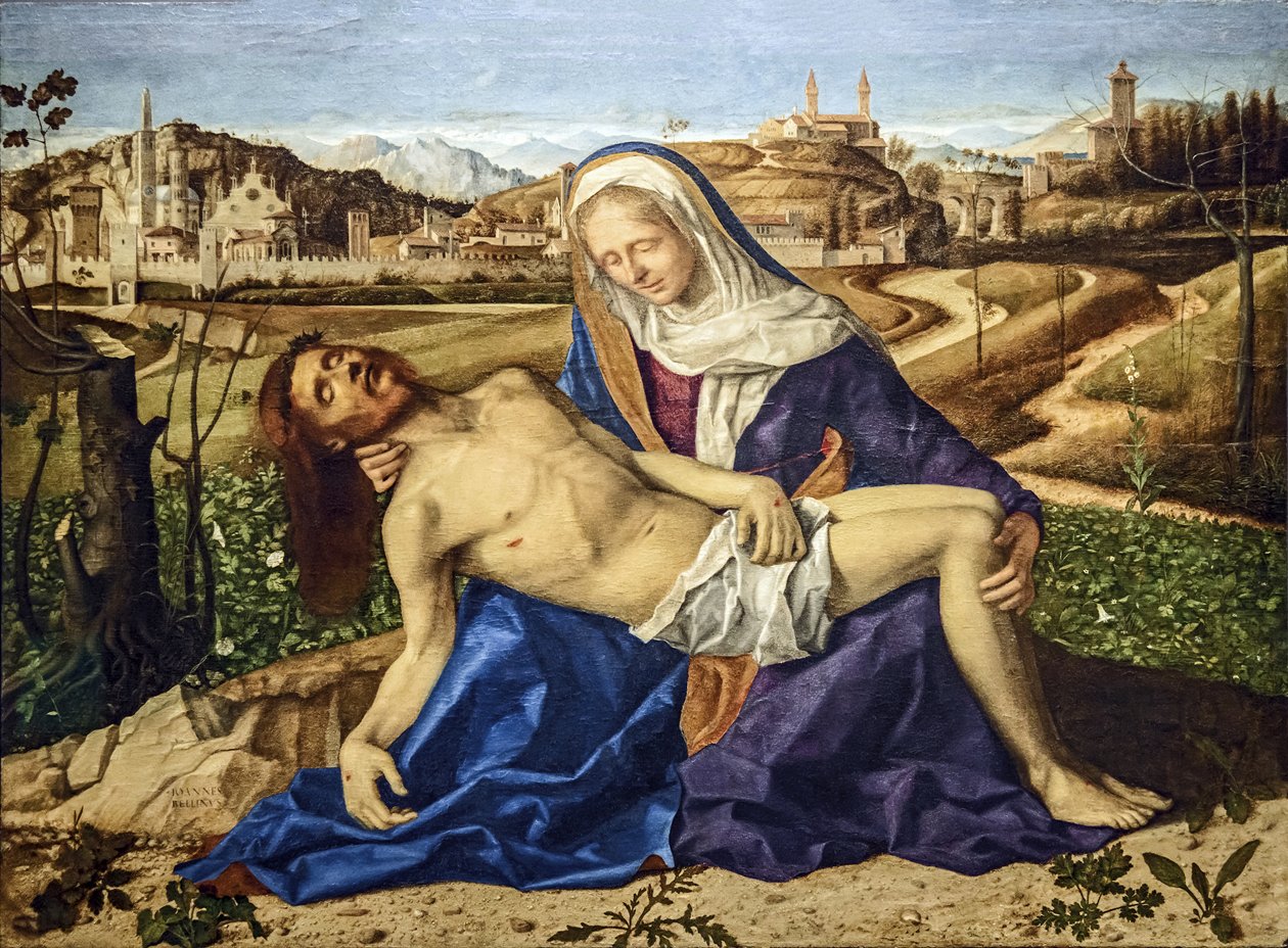 Pietà Martinengo بواسطة جيوفاني بيليني