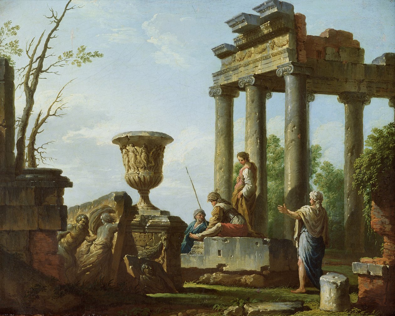 أطلال معمارية ، حوالي 1715 بواسطة جيوفاني باولو بانيني