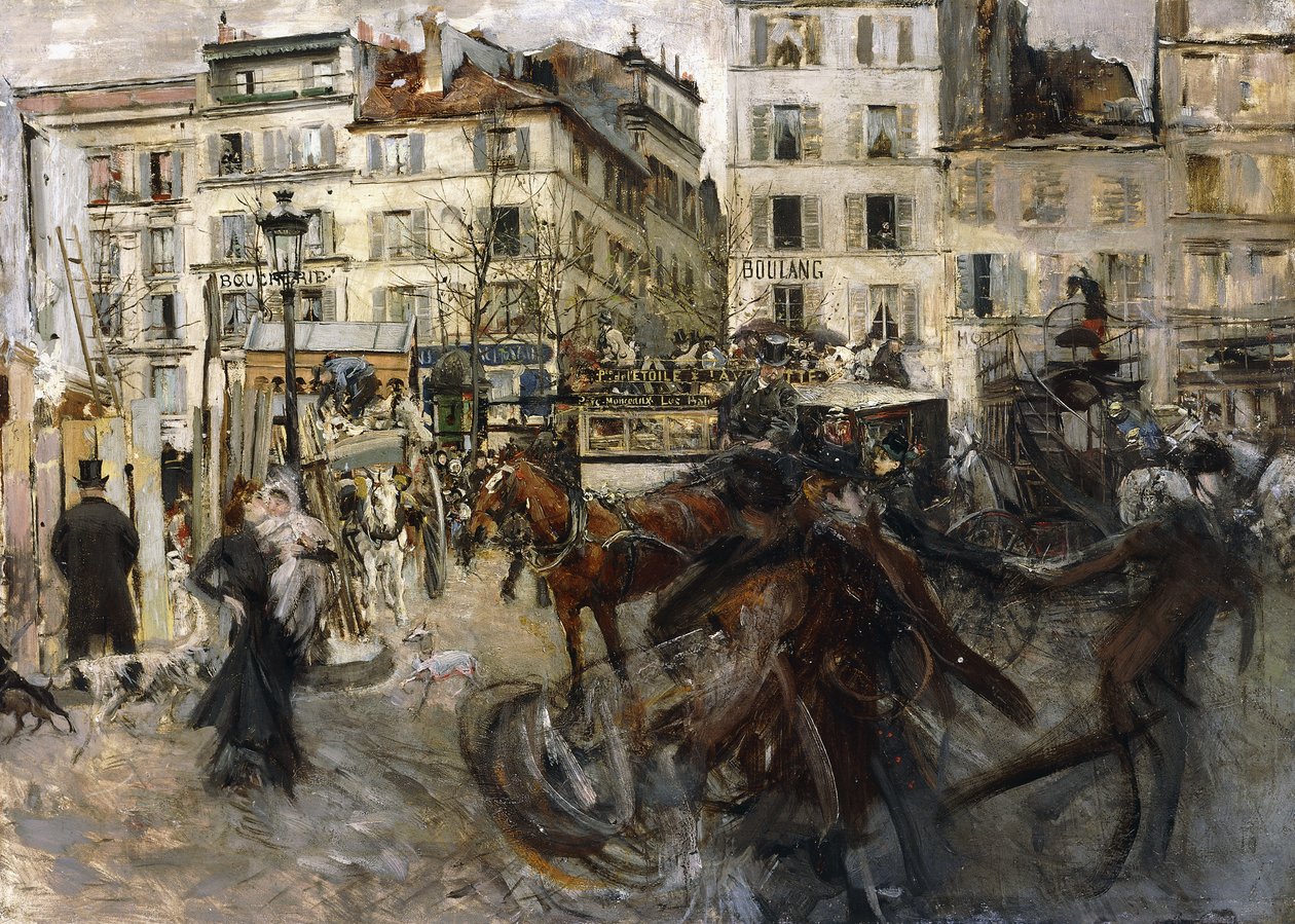 مكان Pigalle ، 1874 بواسطة جيوفاني بولديني