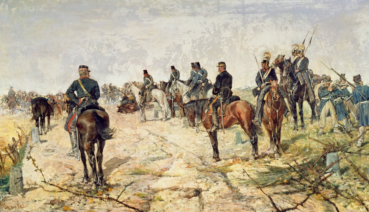خطوط المعركة ، 1884 بواسطة جيوفاني فاتوري