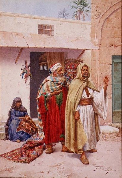 بائع السجاد بواسطة جوليو روساتي