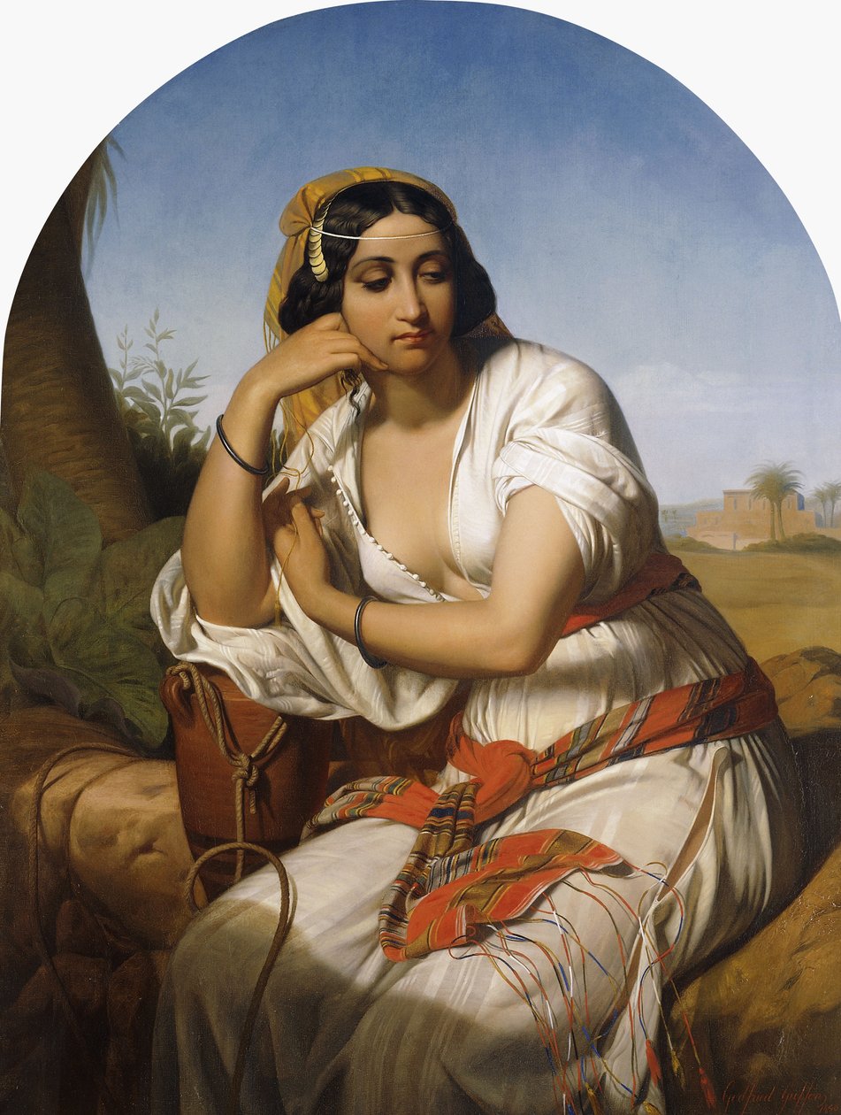 امرأة بدوية ، 1848 بواسطة Godfried Guffens