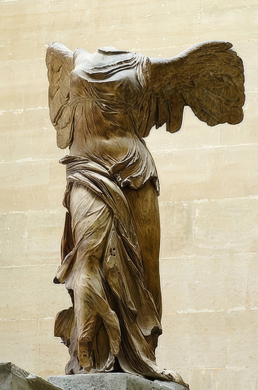 نايك من Samothrace. حوالي 190 ق قبل الميلاد بواسطة اليونانية