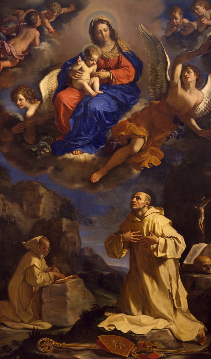 The vision of St Bruno بواسطة جويرسينو