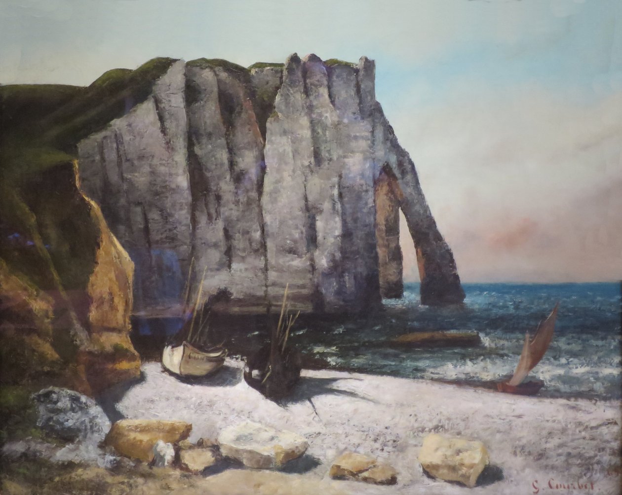 كليف في Étretat بواسطة غوستاف كوربيت