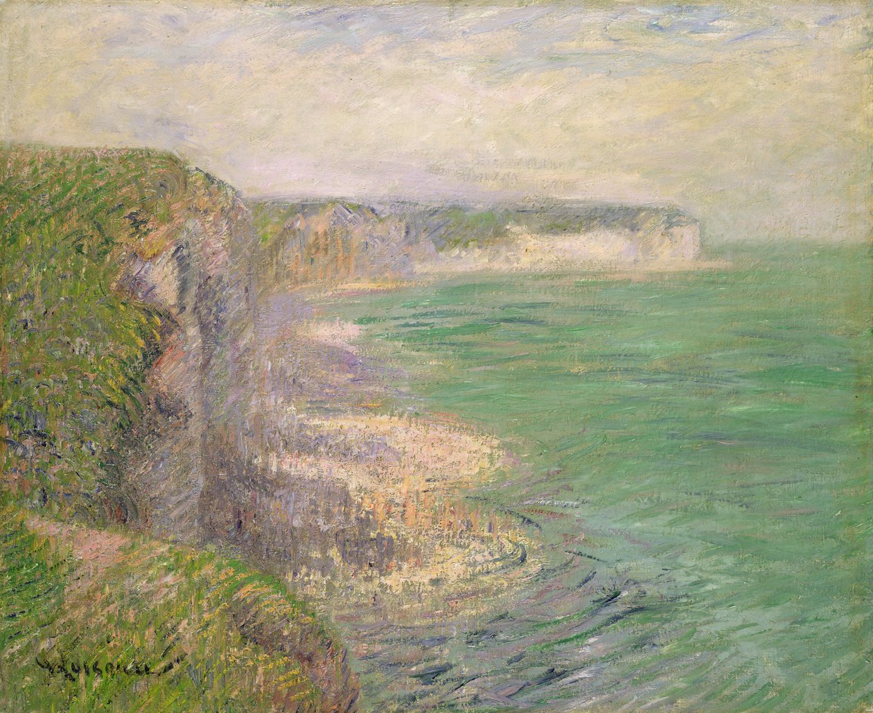 The Cliffs at Fecamp ، c.1920 بواسطة جوستاف لويسو