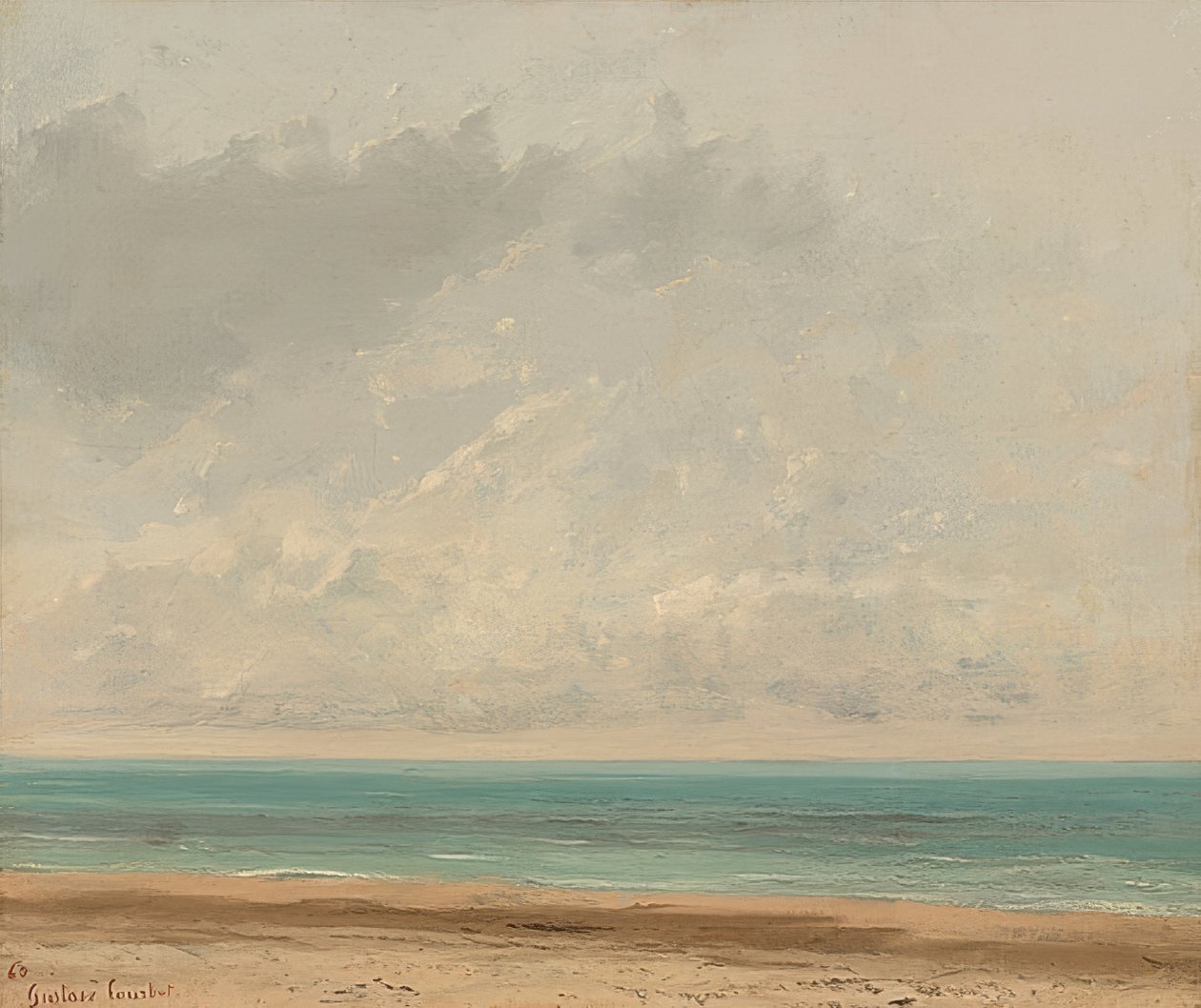 بحر الهدوء. 1866 بواسطة غوستاف كوربيت