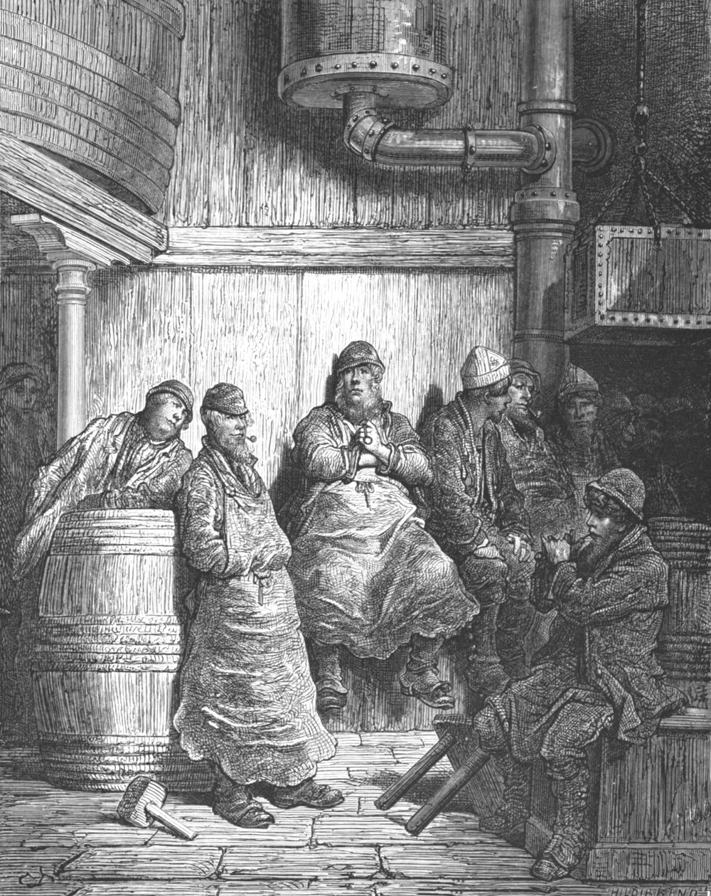 "رجال برور" ، 1872. بواسطة غوستاف دور