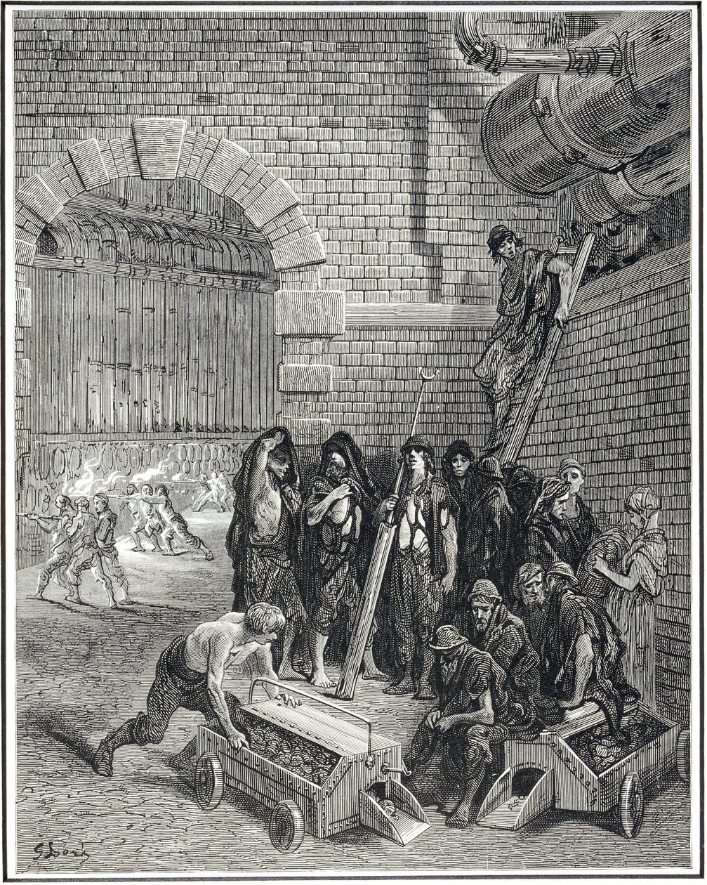 أعمال لامبث للغاز ، 1872 بواسطة غوستاف دور