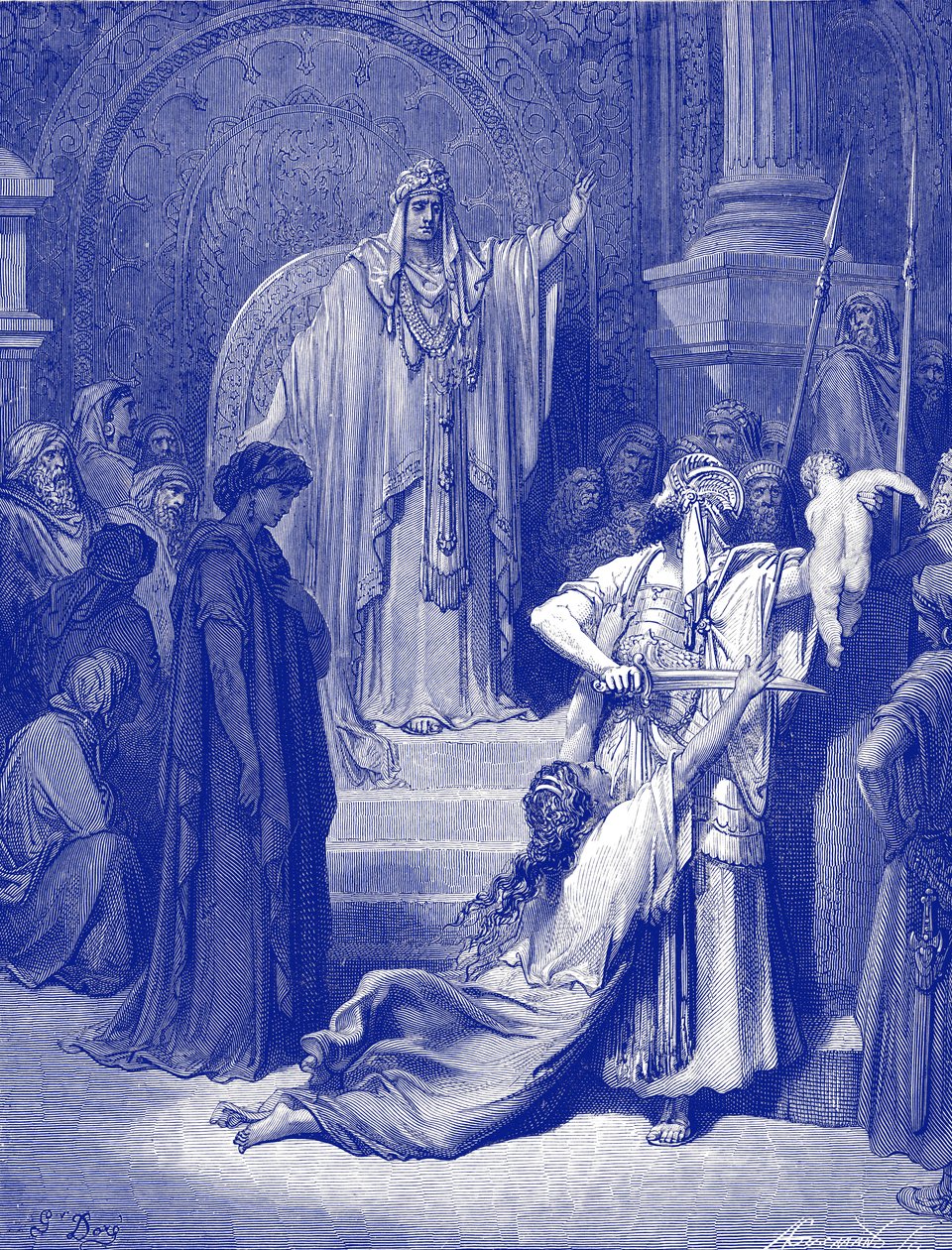دينونة سليمان - الكتاب المقدس بواسطة غوستاف دور