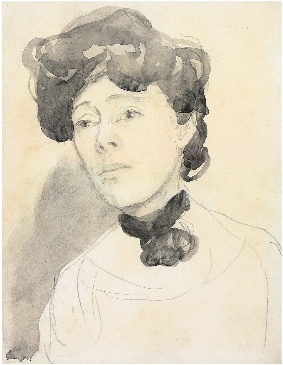 صورة سيدة ، ج. 1909-1910 بواسطة جوين جون