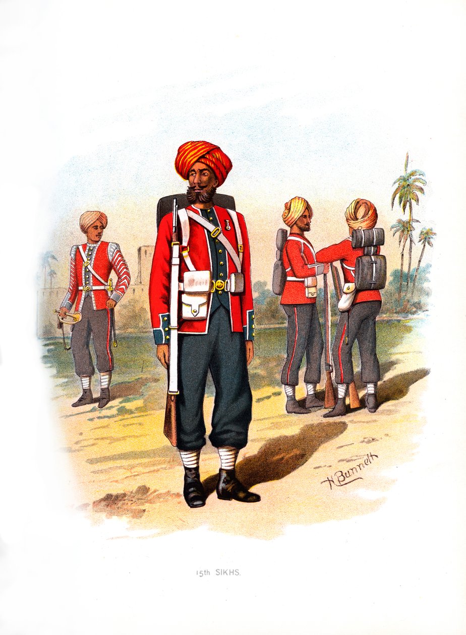 السيخ الخامس عشر ، c1890. بواسطة H. Bunnett