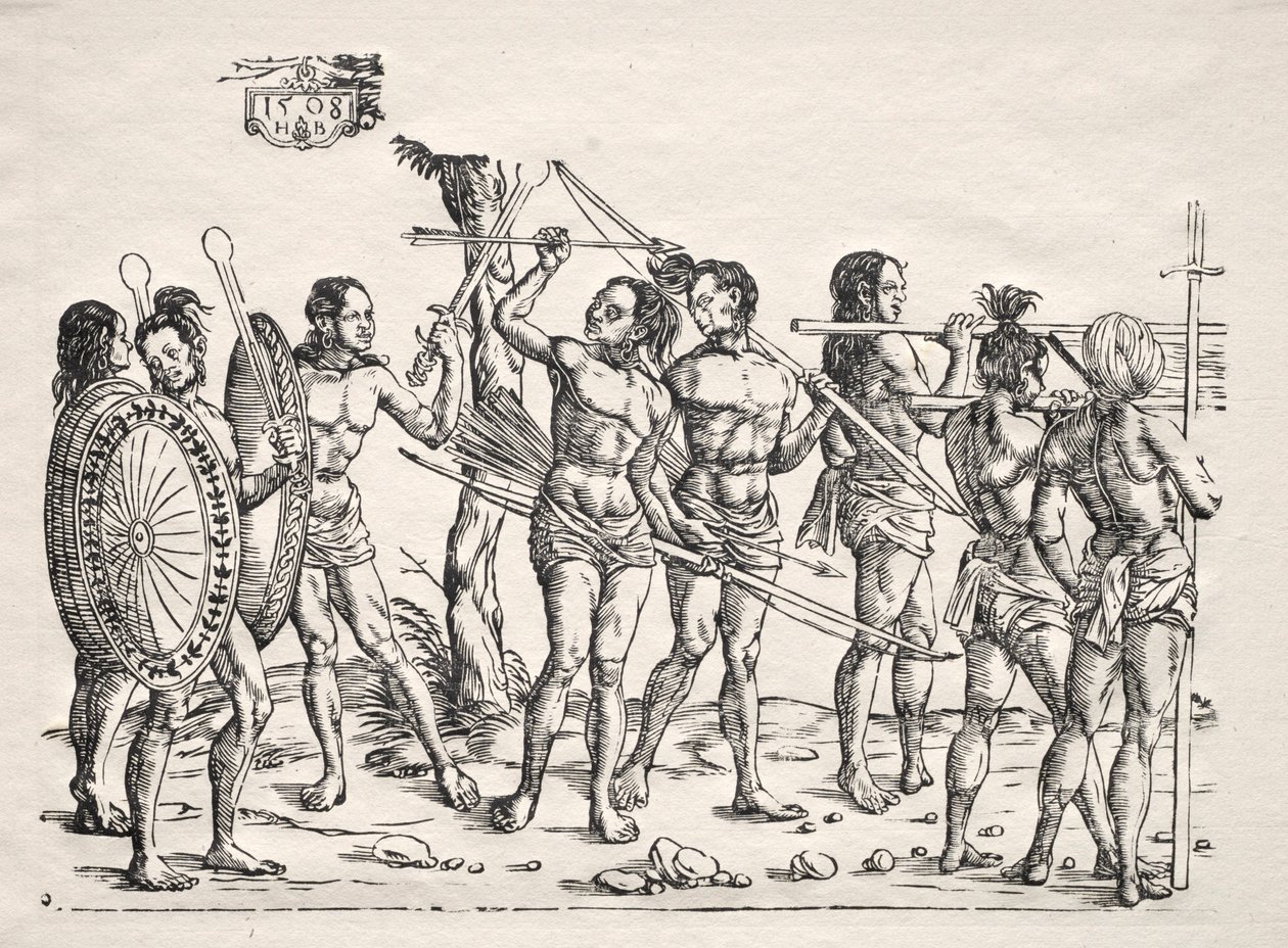 ملك كوشين ، 1508. بواسطة هانز برجكمير