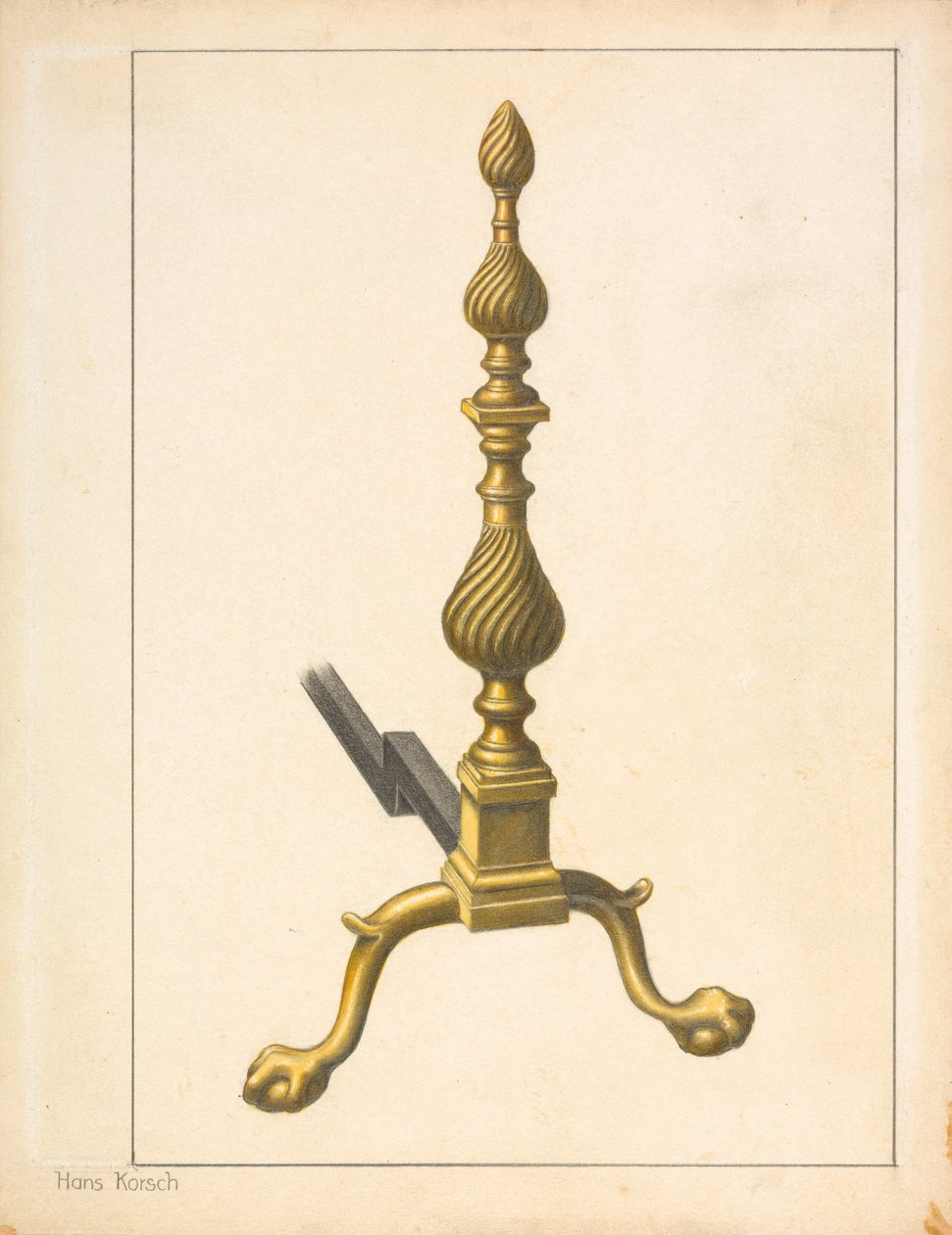 Andiron (زوج واحد) بواسطة هانز كورش