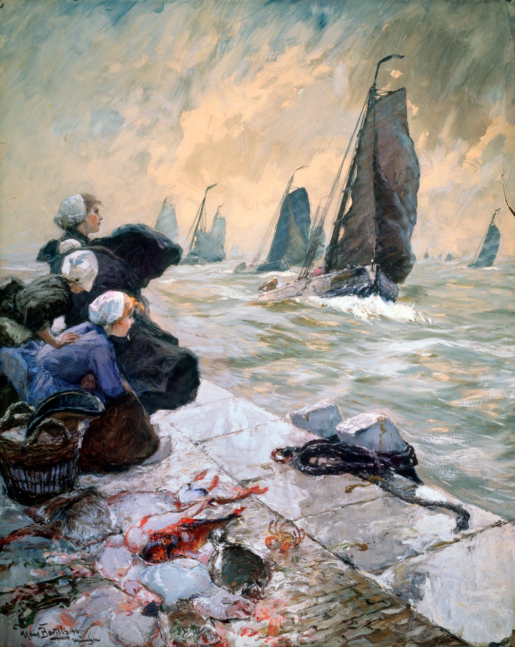 زوجة الصيادين ، 1896. بواسطة هانز فون بارتلز