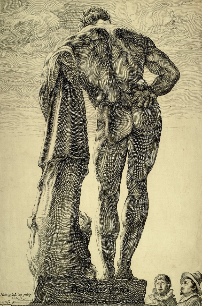 Farnese Hercules بواسطة هندريك جولتزيوس