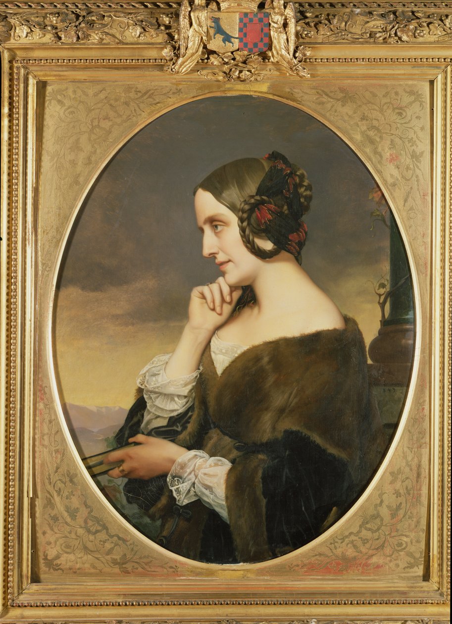 صورة للكونتيسة ماري داغولت ، 1843 بواسطة هنري ليمان