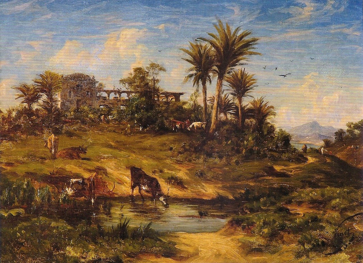 المناظر الطبيعيه بواسطة هنري نيكولاس فينيت