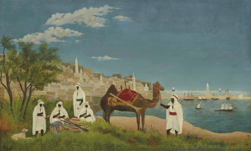 منظر الجزائر العاصمة بواسطة هنري روسو
