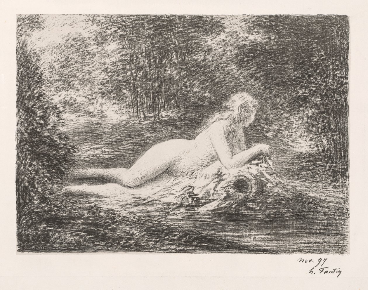 الربيع بواسطة Ignace Henri Jean Fantin Latour