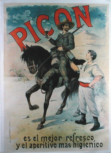 إعلان ملصق "Picon" ، فاتح للشهية إسباني بواسطة هنري روير
