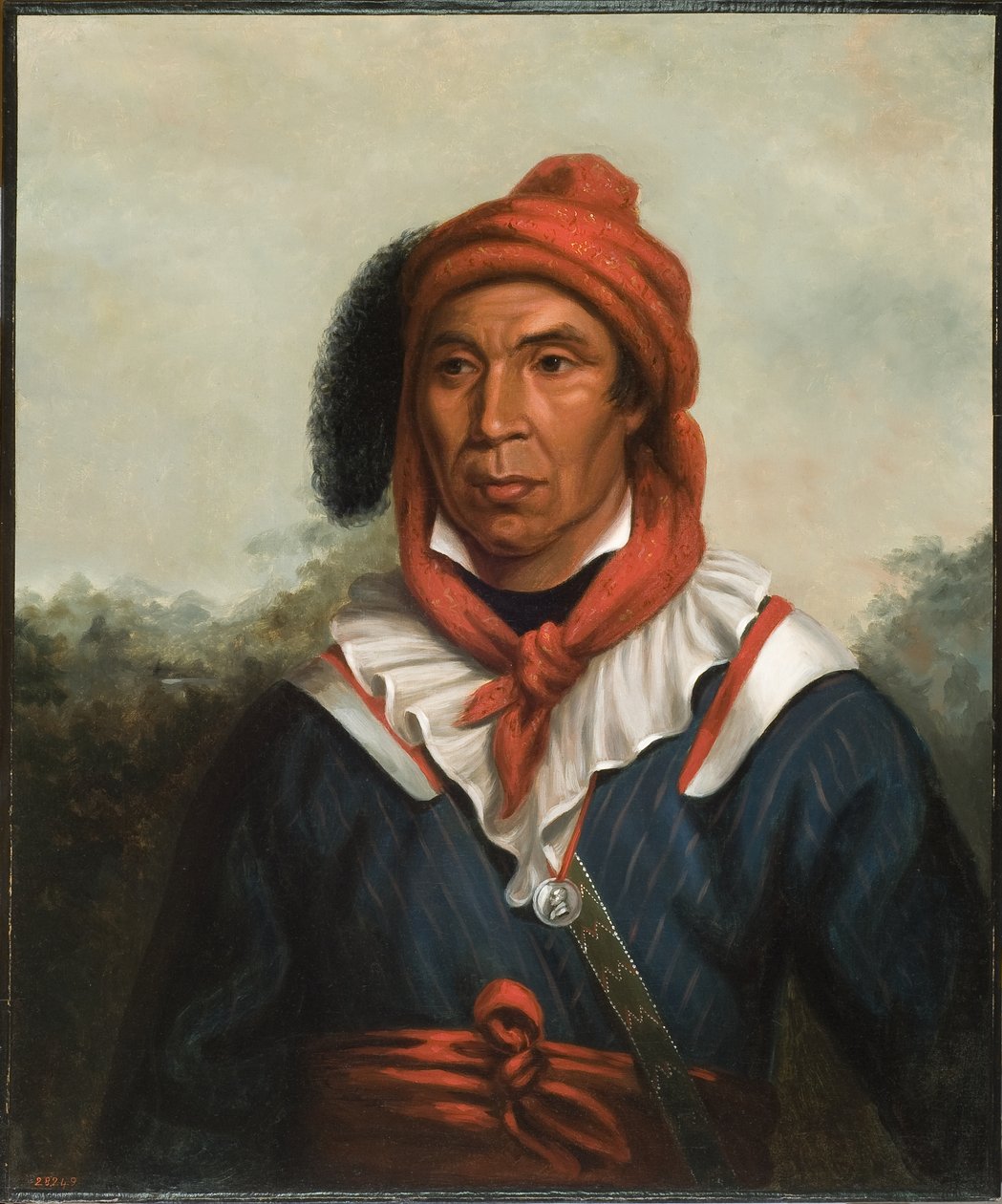 Julcee-Mathla (Seminole) ، c.1831-33 بواسطة هنري إنمان