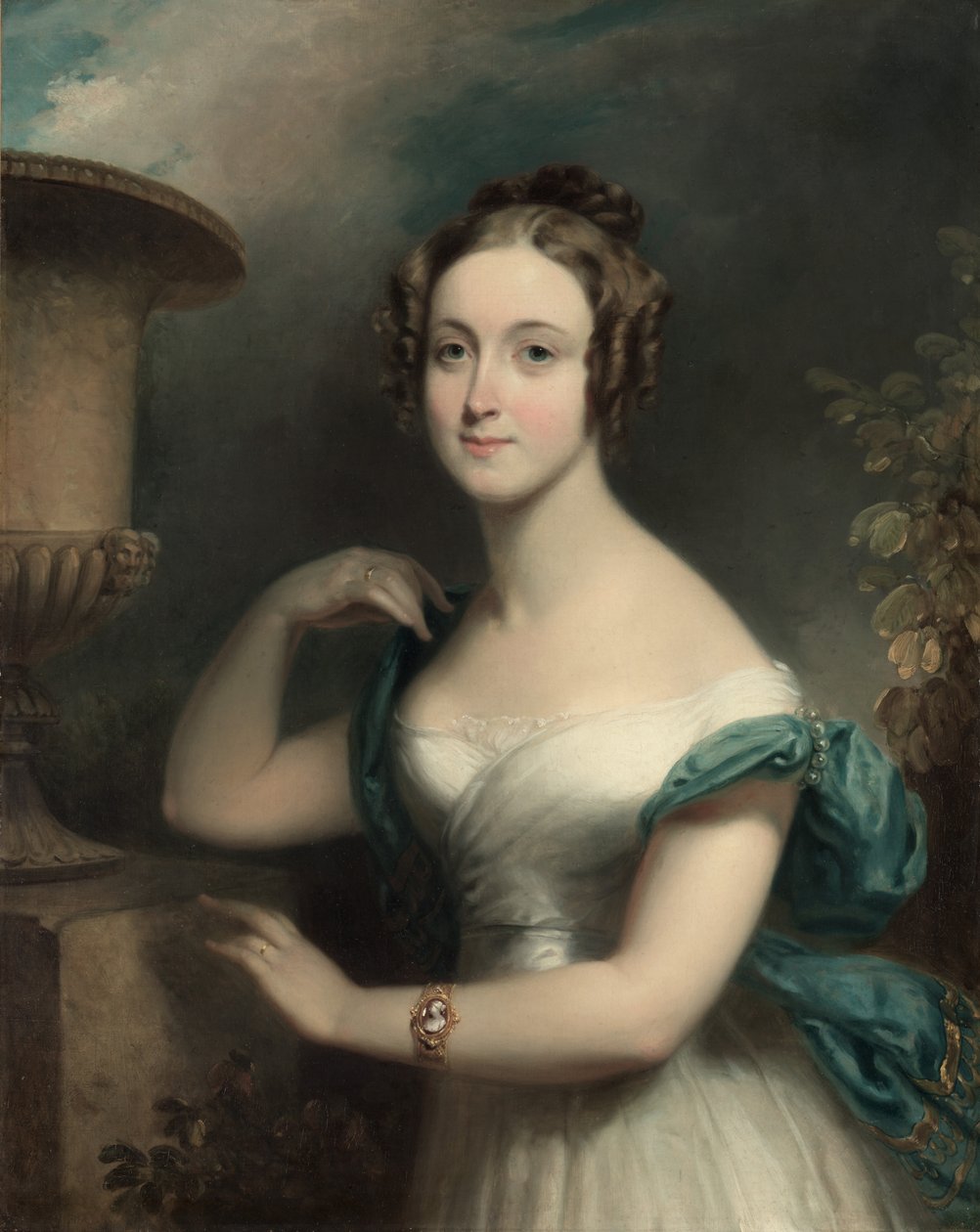ماري وارد بيتس ، 1830s. بواسطة هنري إنمان