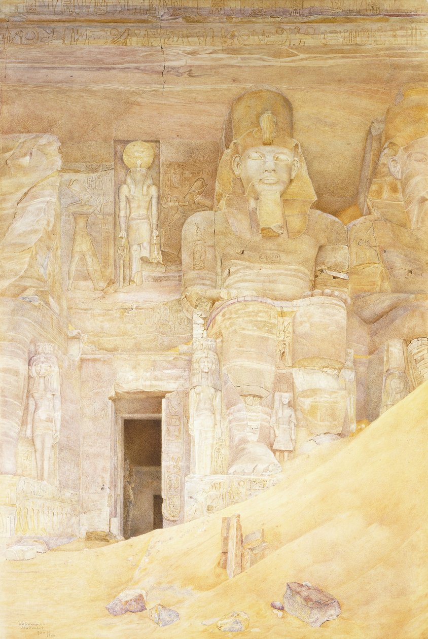Abu Simbel, 1900 بواسطة هنري رودريك نيومان