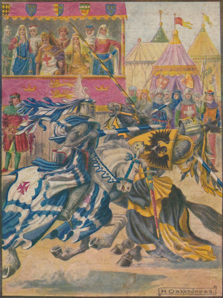 مباراة مبارزة ، 1929. بواسطة هربرت أوكس جونز
