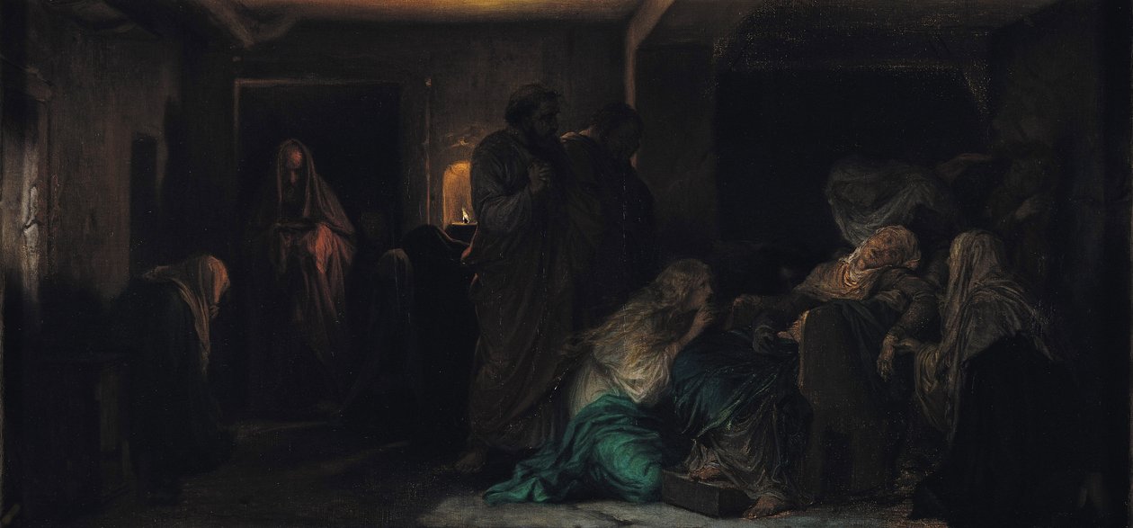 الإغماء العذراء ، 1856 بواسطة هيبوليت ديلاروش