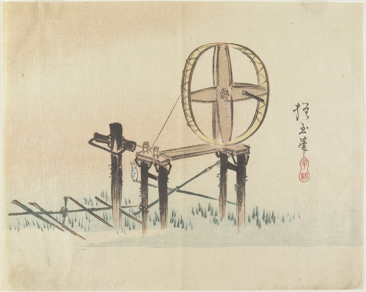 (عجلة الغزل) ، ج. 1830 بواسطة Hogyoku