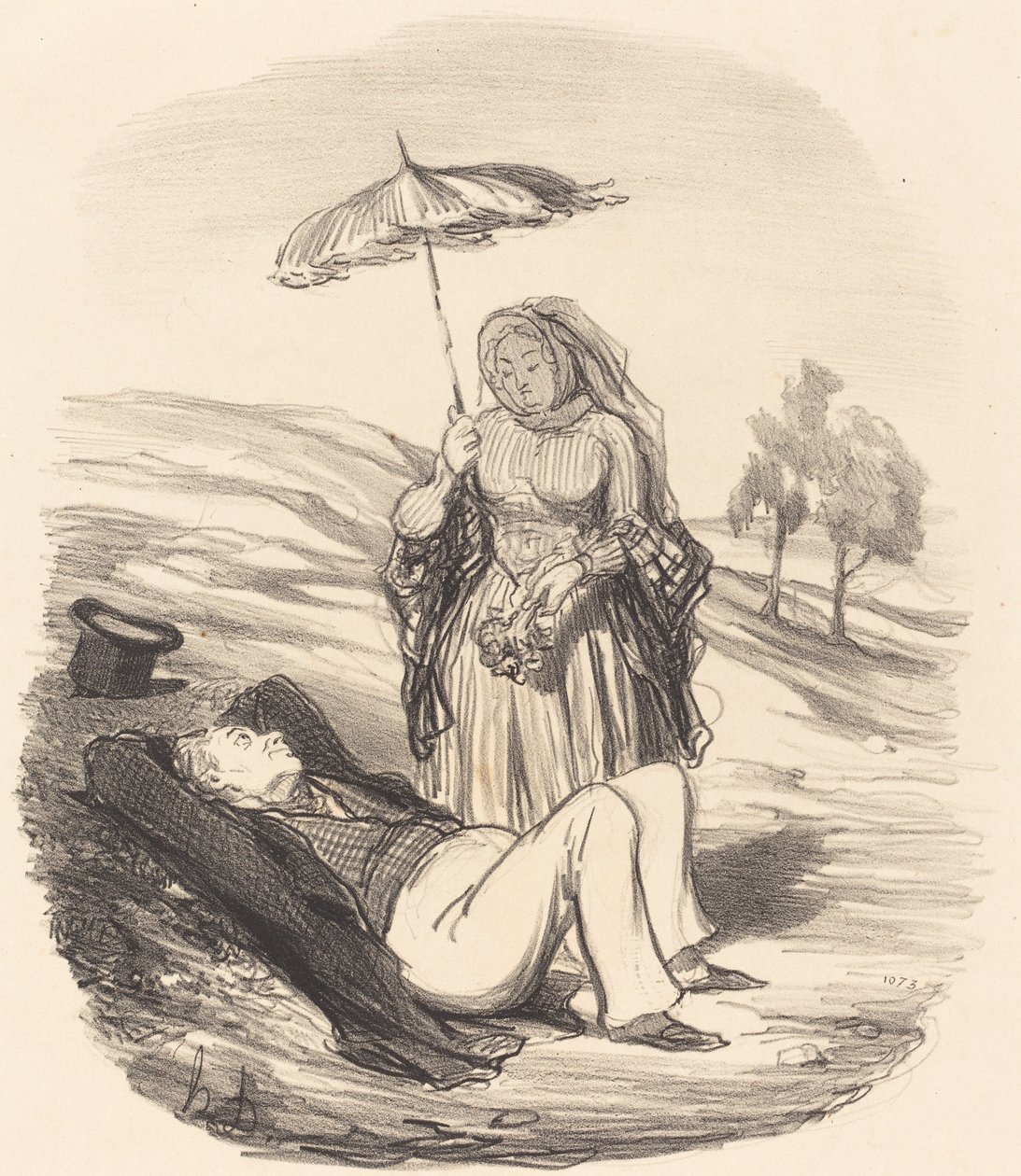 نزهة زوجية بواسطة الشرف دومييه