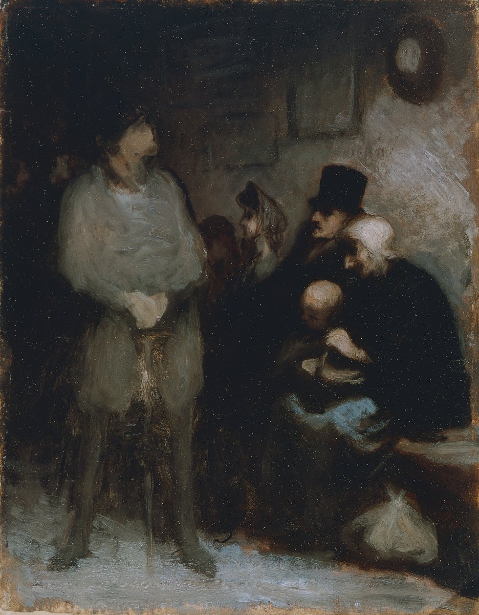 The waiting room بواسطة الشرف دومييه