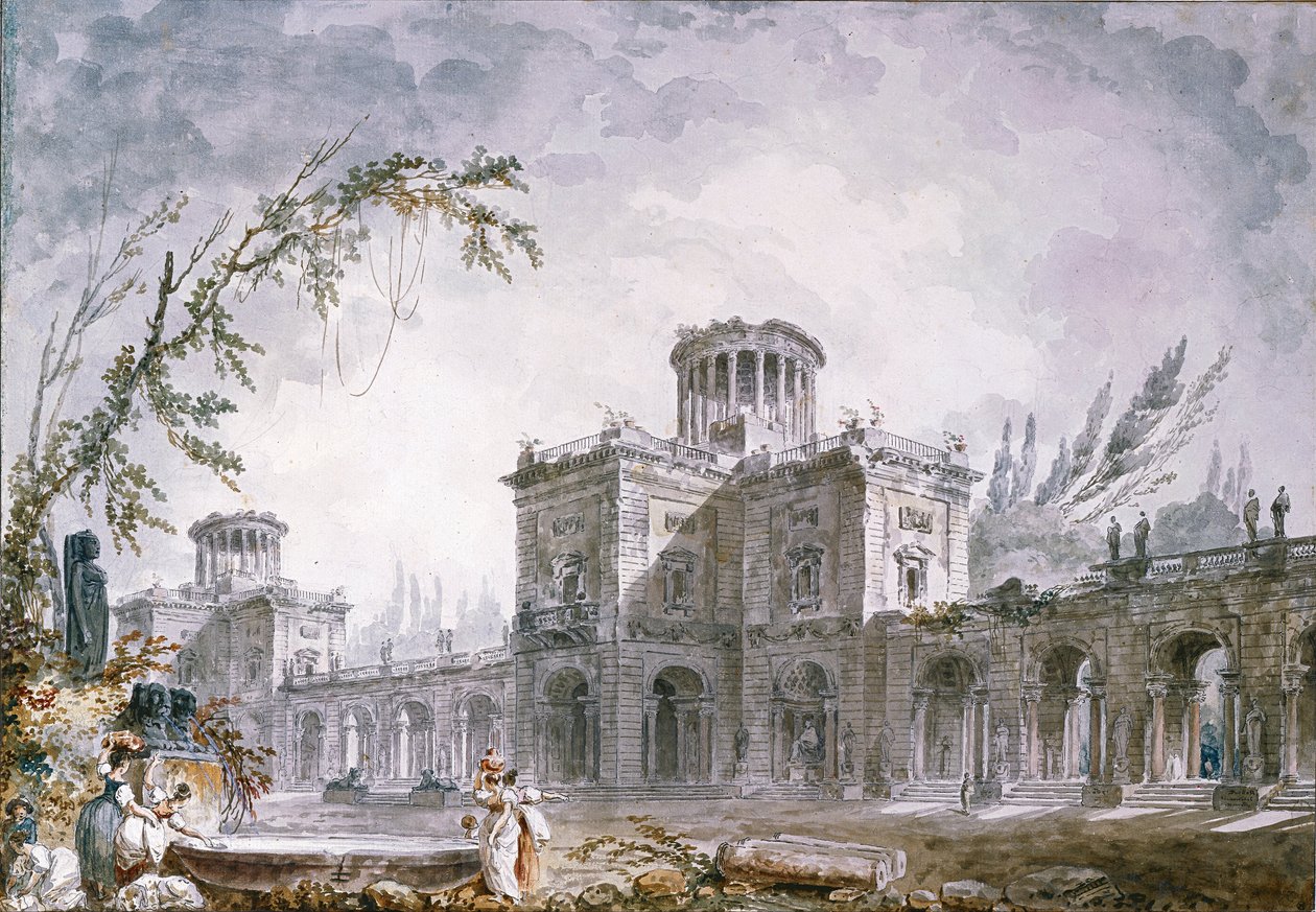 الخيال المعماري ، 1760 بواسطة هوبير روبرت