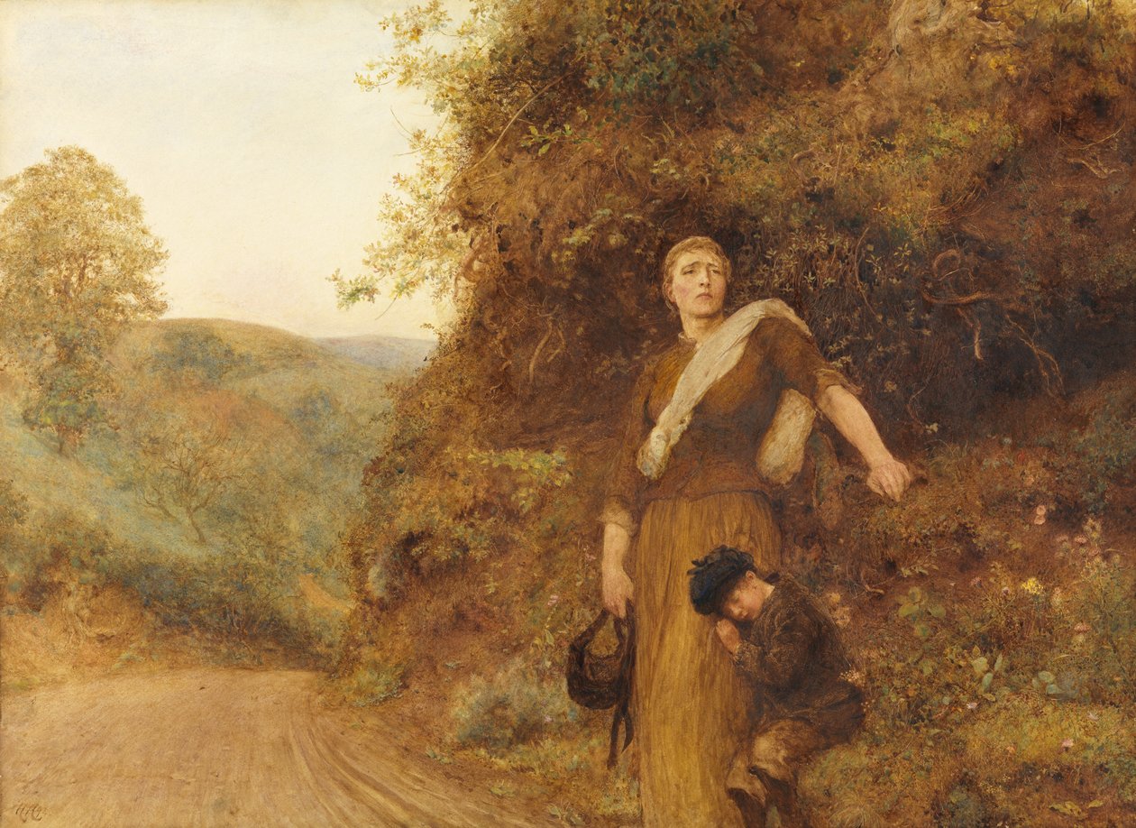 هاجر ، 1892 بواسطة Hubert von Herkomer