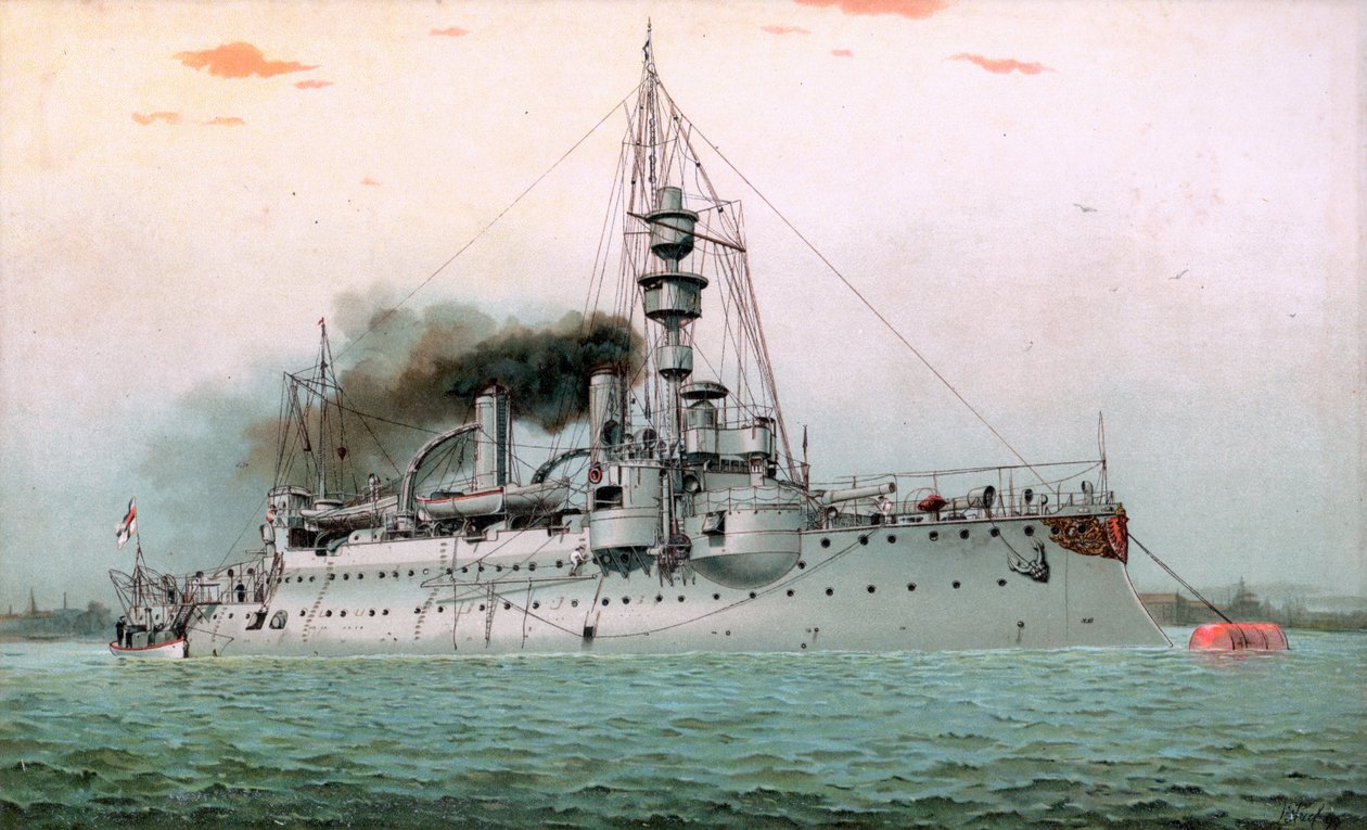 سفينة ساحلية مدرعة SM Aegir بواسطة هوغو جراف