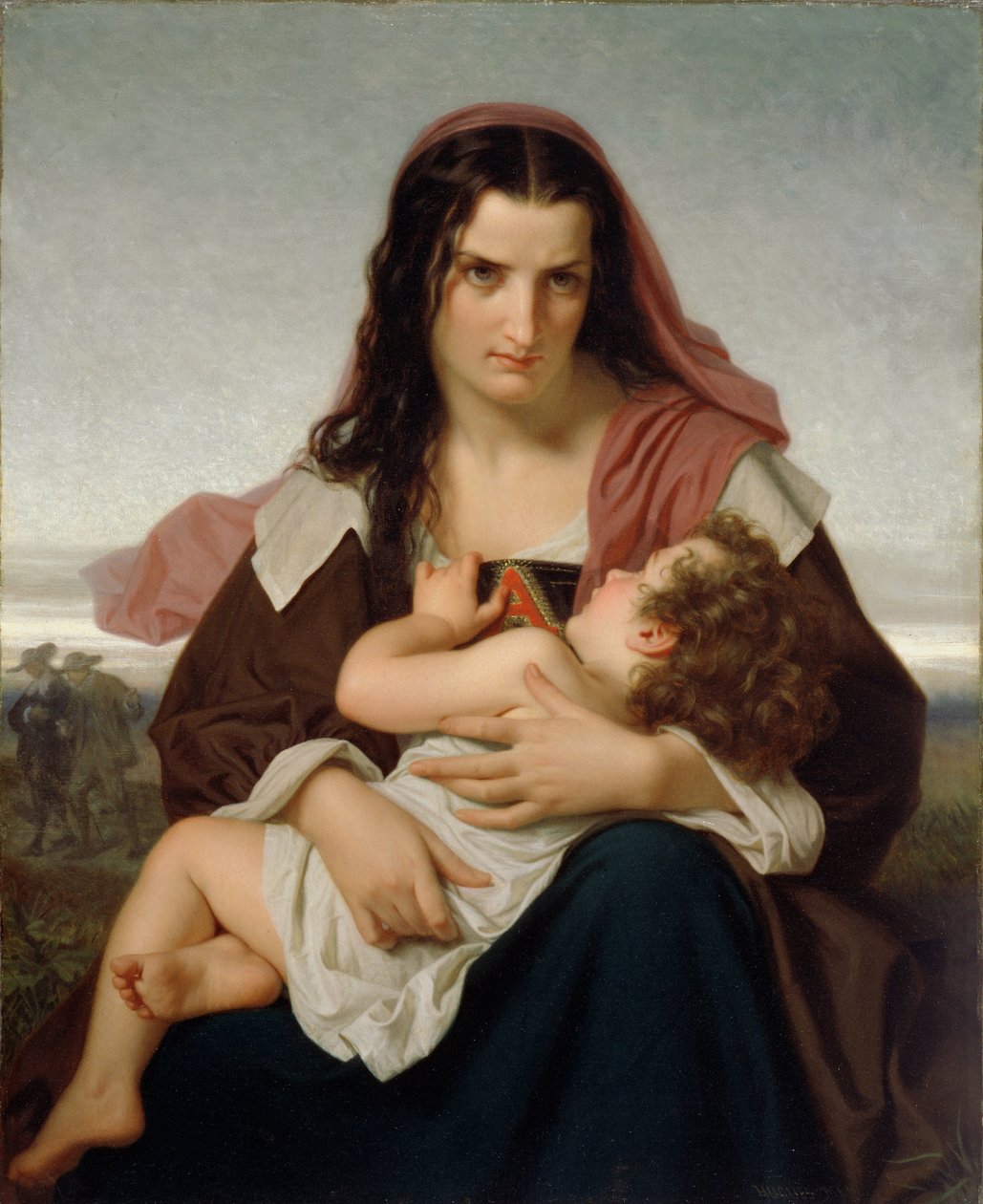 الرسالة القرمزية ، 1861 بواسطة هوغو ميرل