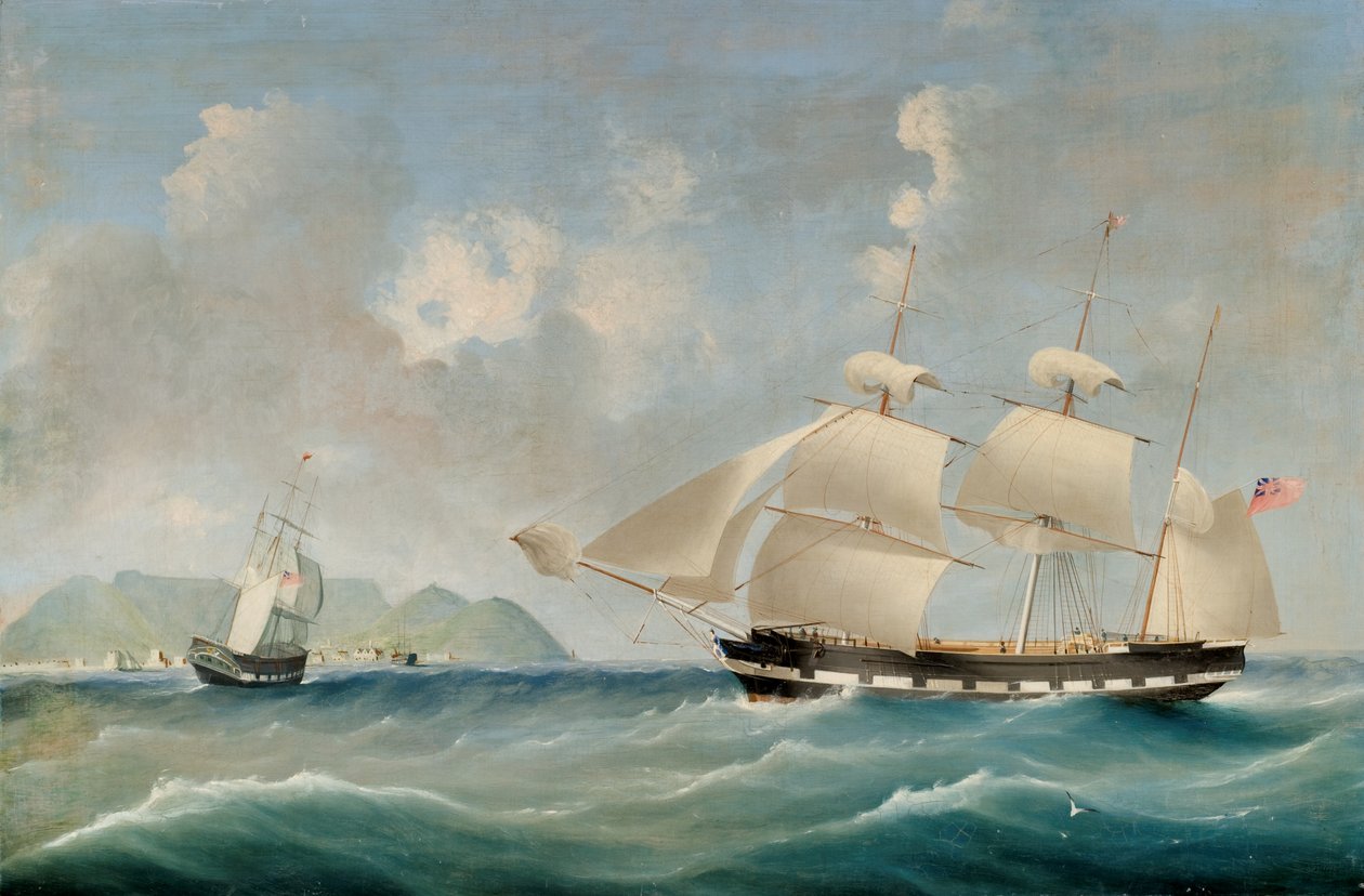 المنظر البحري ، 1850 بواسطة I. Tudgay