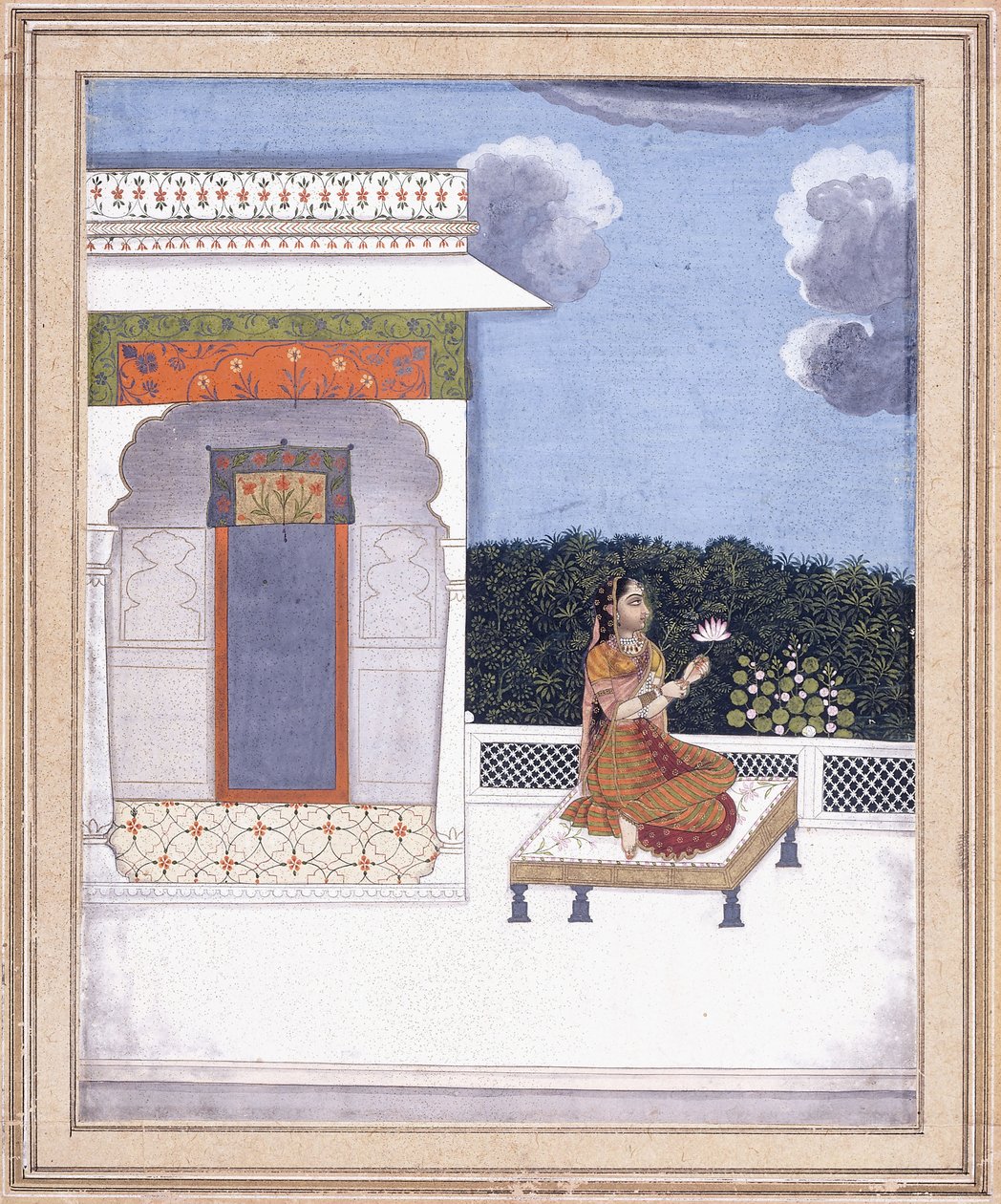 Malasri Ragini ، ج. 1760-70 بواسطة المدرسة الهندية
