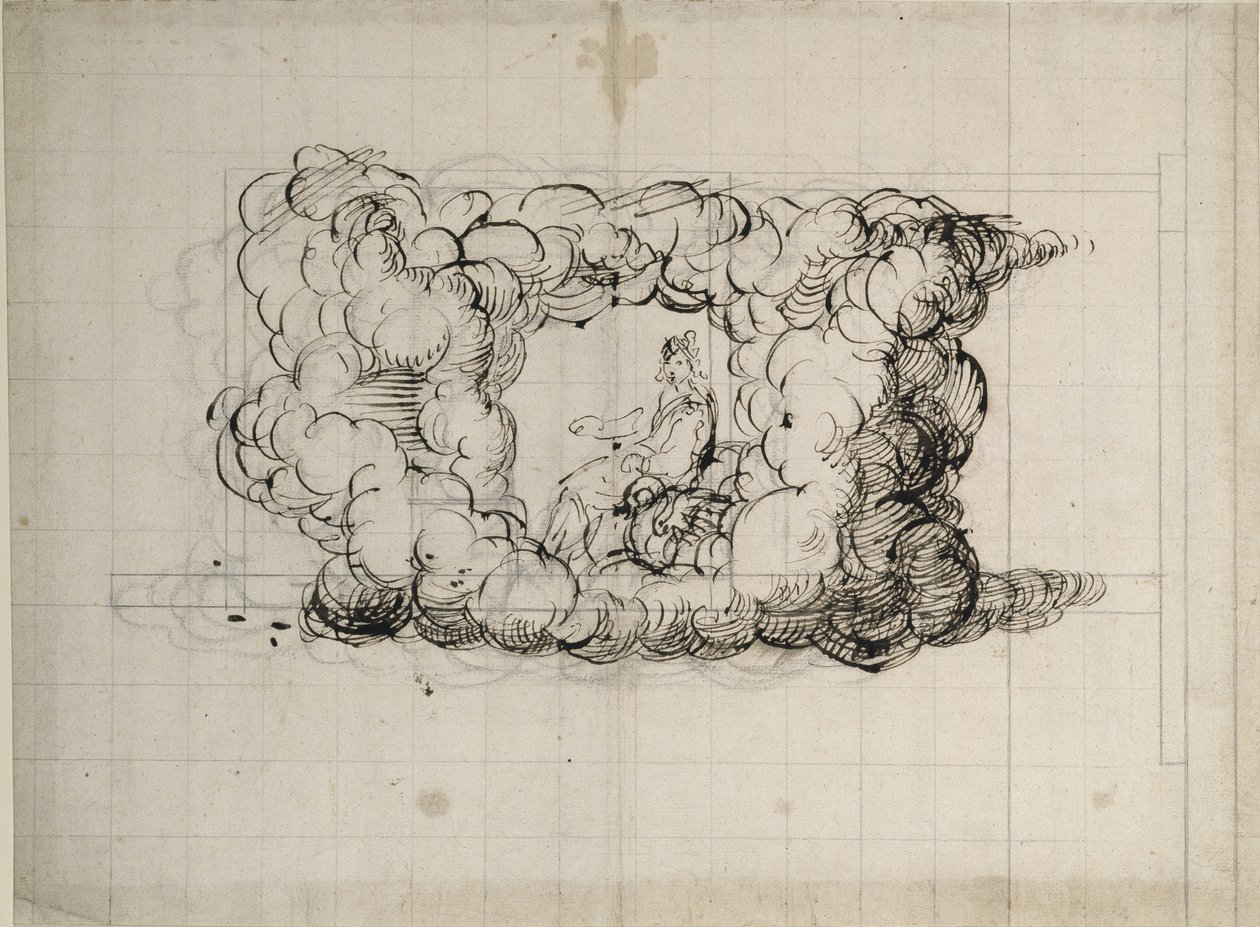 Theatre drawing بواسطة إنيجو جونز